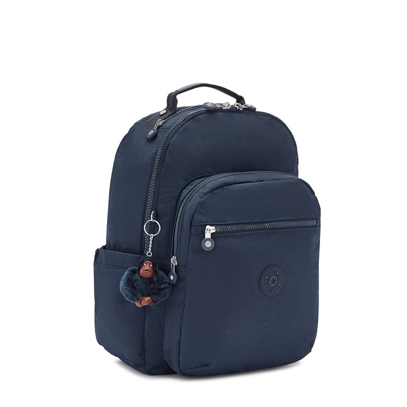 Kipling Mochila extra grande Seoul Go, Azul (Bridal Blue)