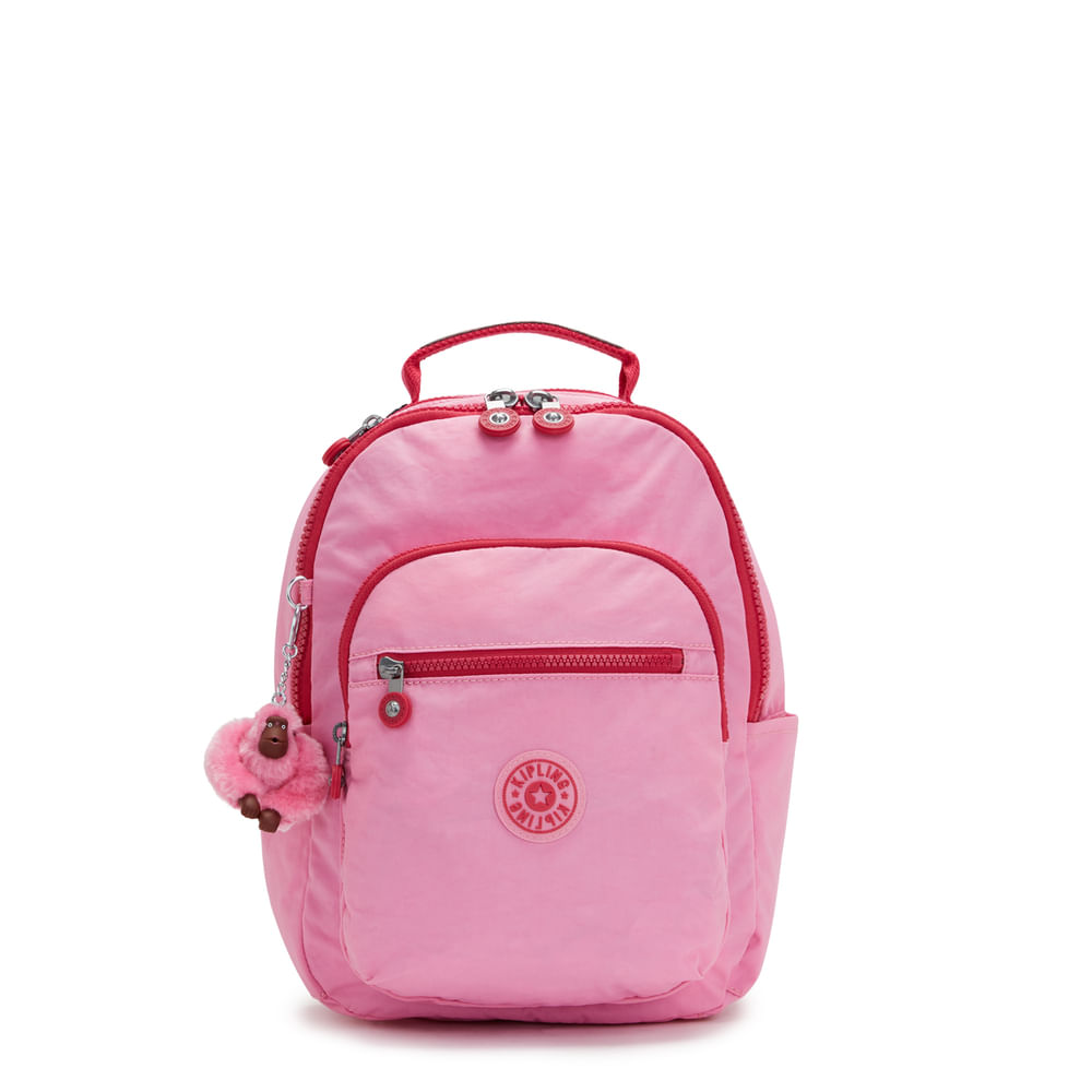 Mochila escolar Kipling mochila de viagem, mochila escolar color rosa 27L