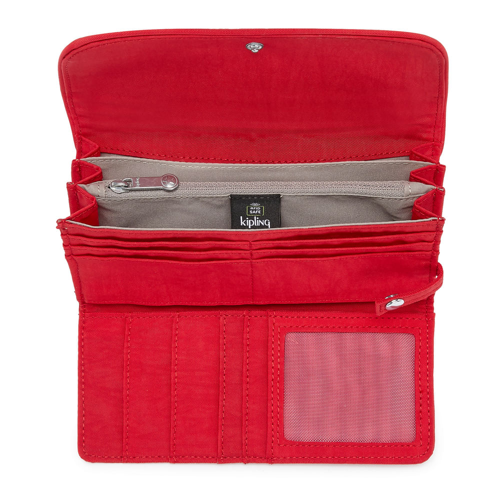 kipling Basic Money Land Wallet L Red Rouge