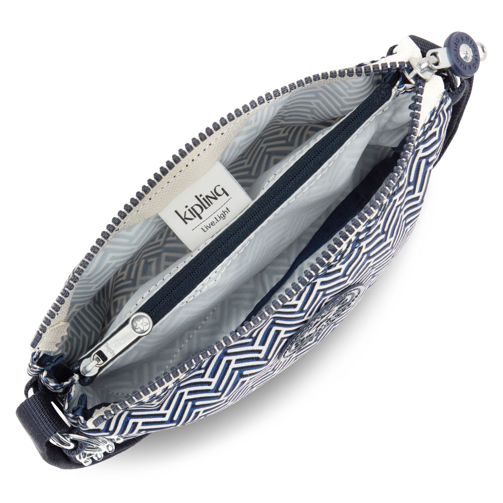 Pochette Kipling Creativity L KI0938 Golden Night - Leggera E Organizzata - Nuova