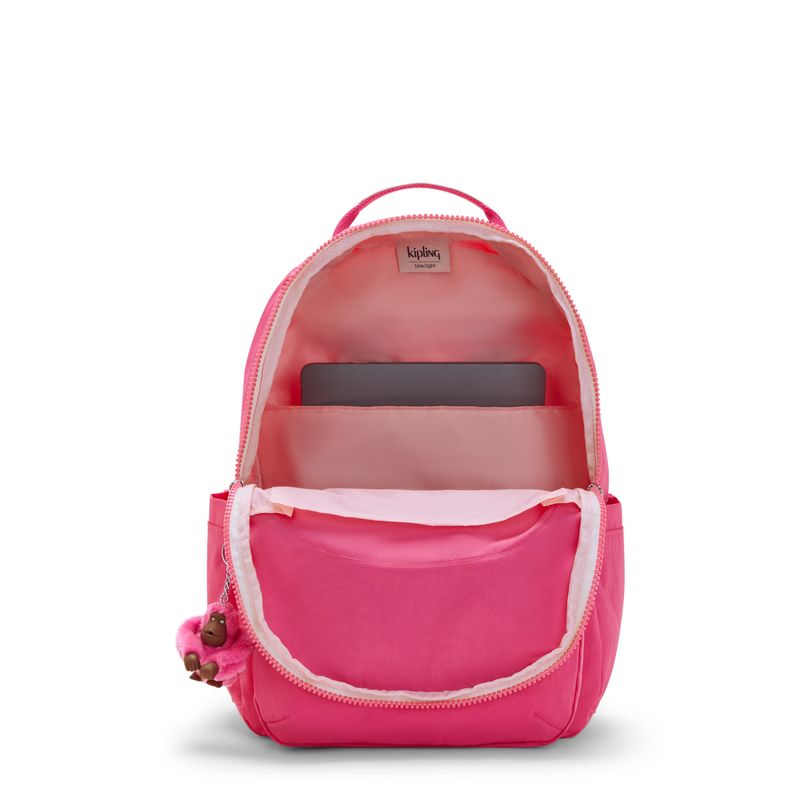 Kipling Mochila Seoul M Lite 17L Rosa