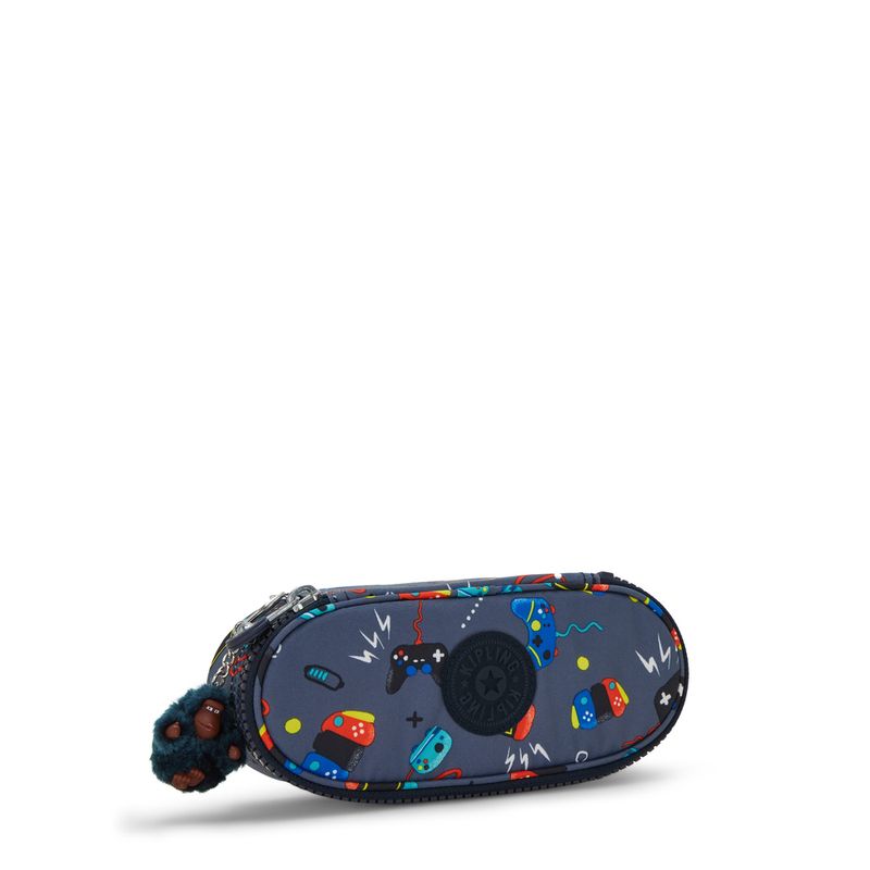 Estojo KIPLING Freedom Estampado - Gaming Grey