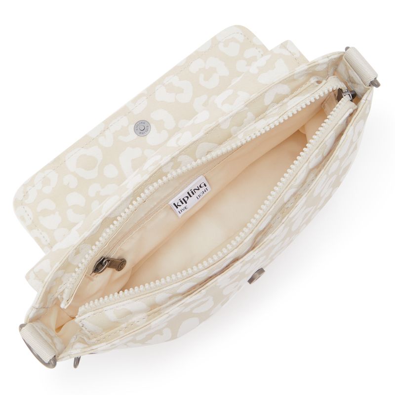 Bolsa Aras White Cheetah J | Kipling - Kipling Bolsa Aras White Cheetah J | Kipling - Kipling