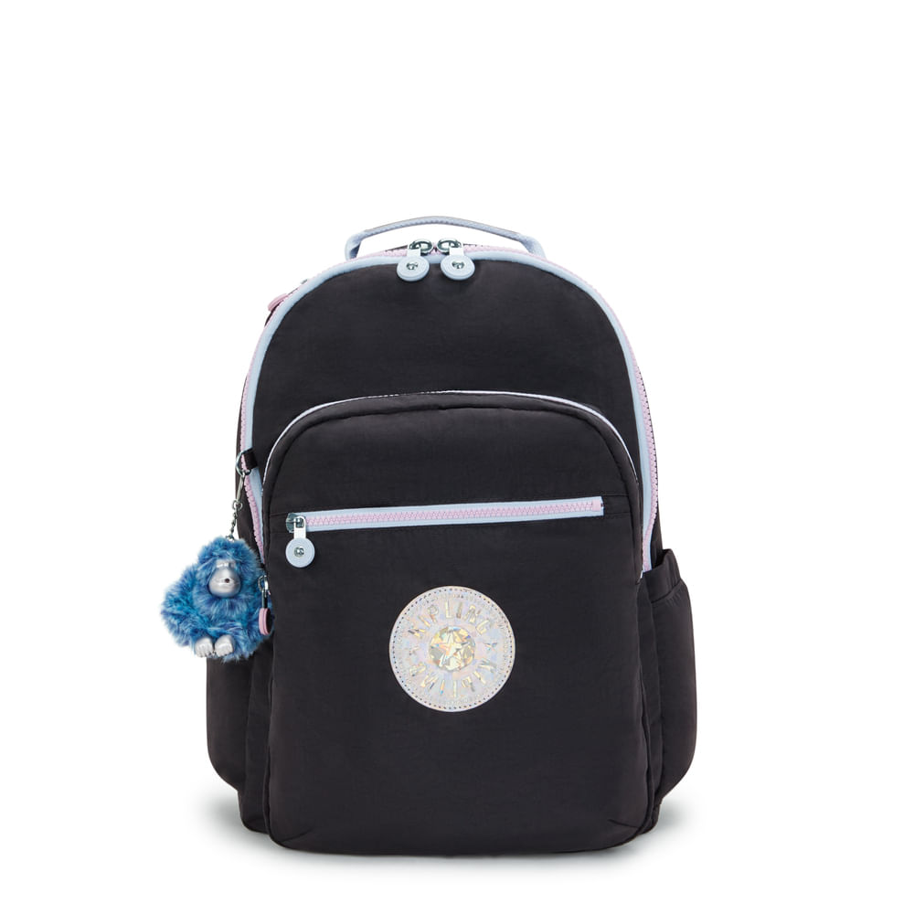 Mochila Seoul True Black Mix Kipling Kipling