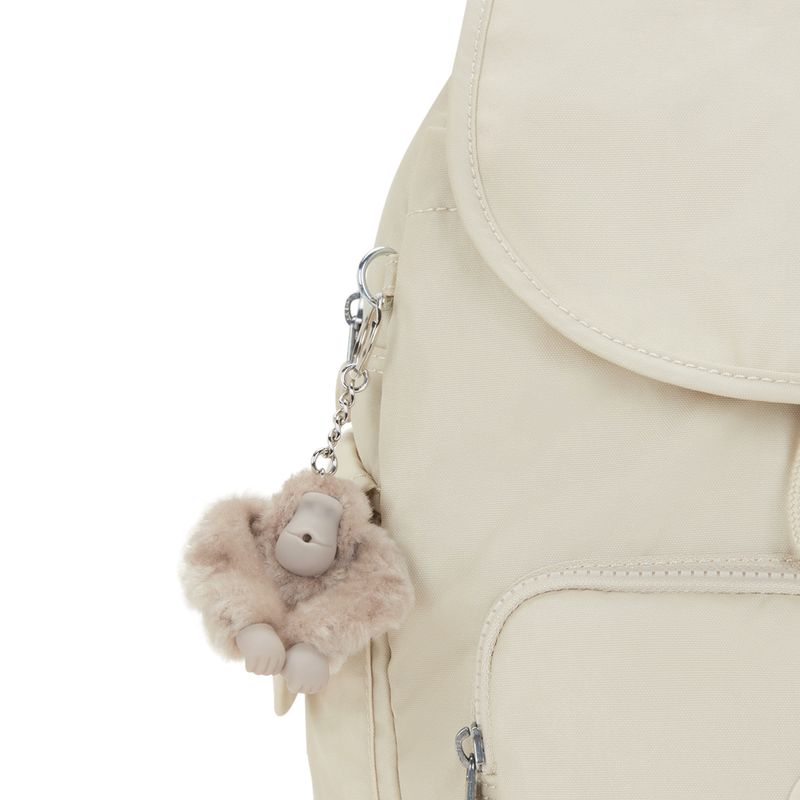 Mochila City Pack S Beige Pearl Kipling Kipling