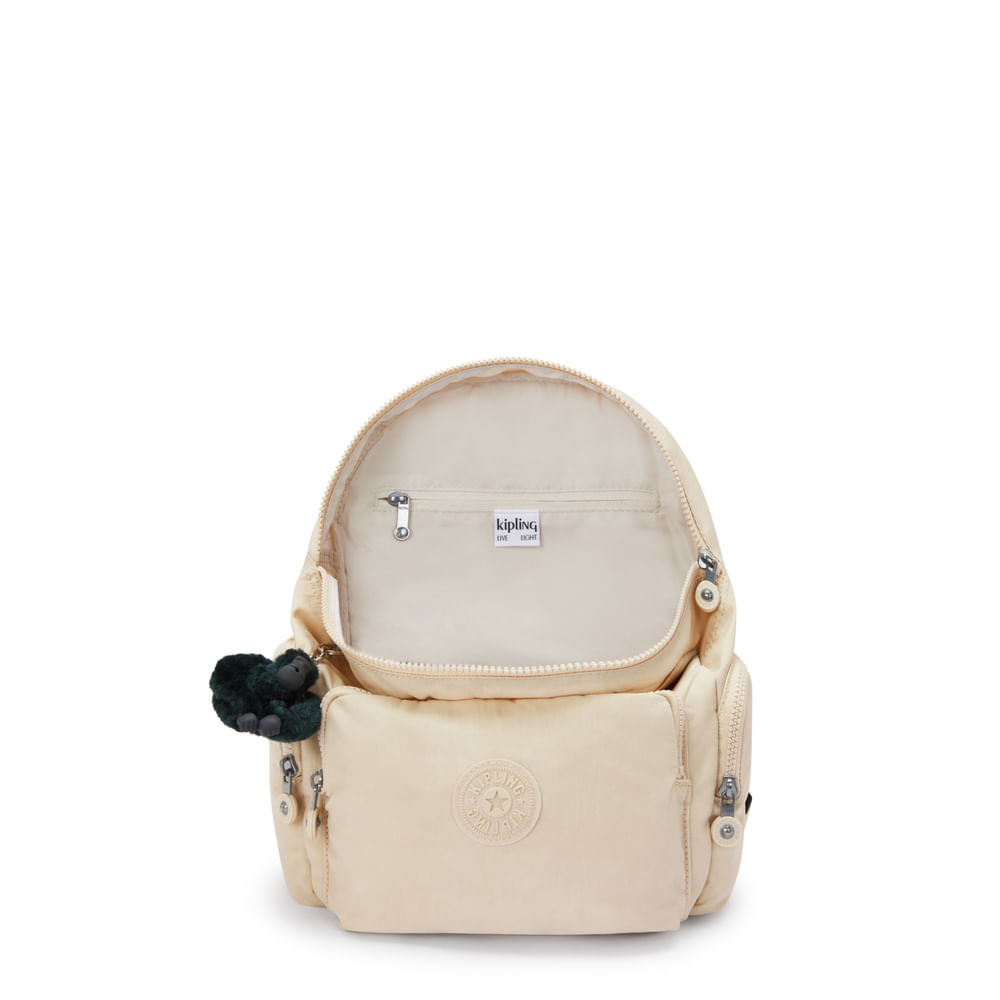 FIFTEEN LOVE 〜NKzip white〜　kenty size Mochila City Zip S Enjoyable Blush | Kipling - Kipling