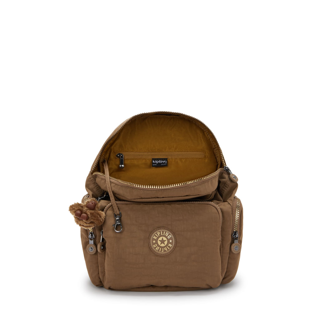 Mochila City Zip S Glorious Khaki | Kipling - Kipling