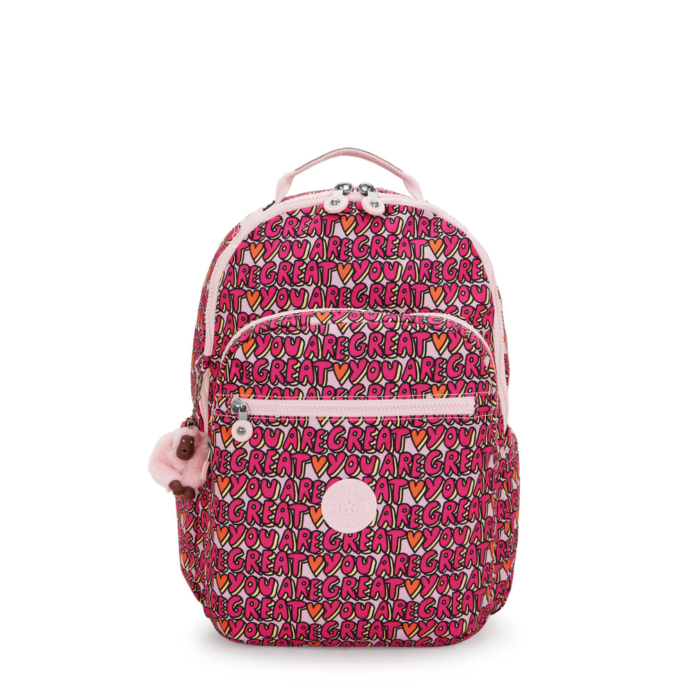 チェリー柄 Kipling & Helen Lee リュック Mochila Seoul Lap Iron Bold Zip | Kipling - Kipling